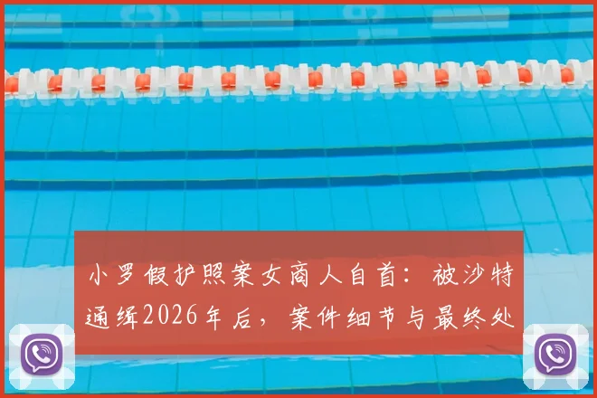小罗假护照案女商人自首:被沙特通缉2026年后,案件细节与最终处理结果深度追踪
